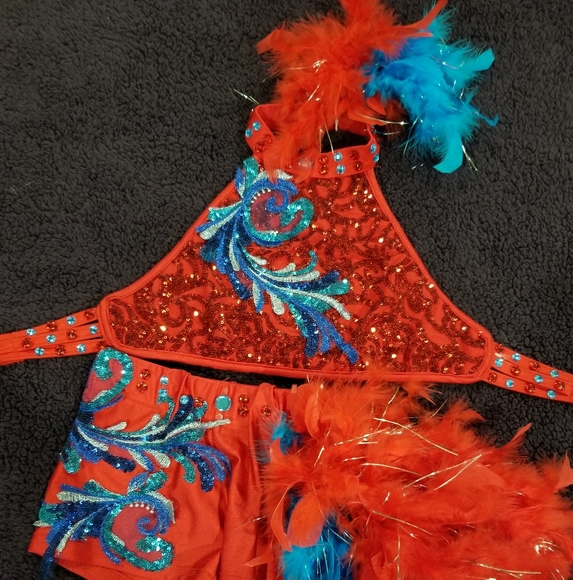 2 piece child dance costume - Picture 3 of 5